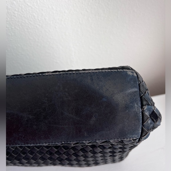 Bally Black Leather Tote Handbag Authentic - Picture 11 of 12